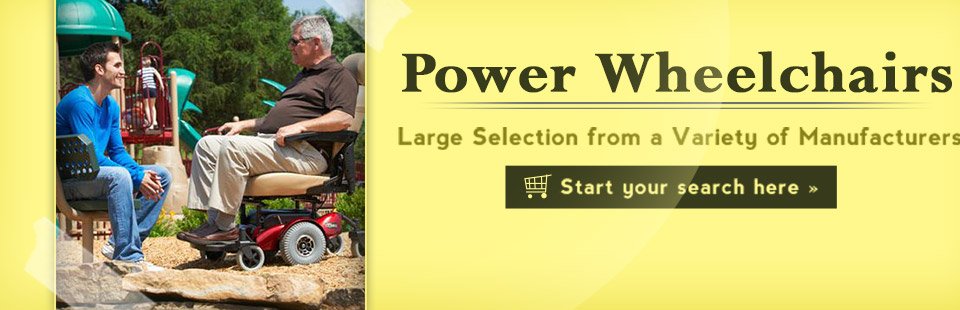 Click here to browse our large selection of power wheelchairs.
