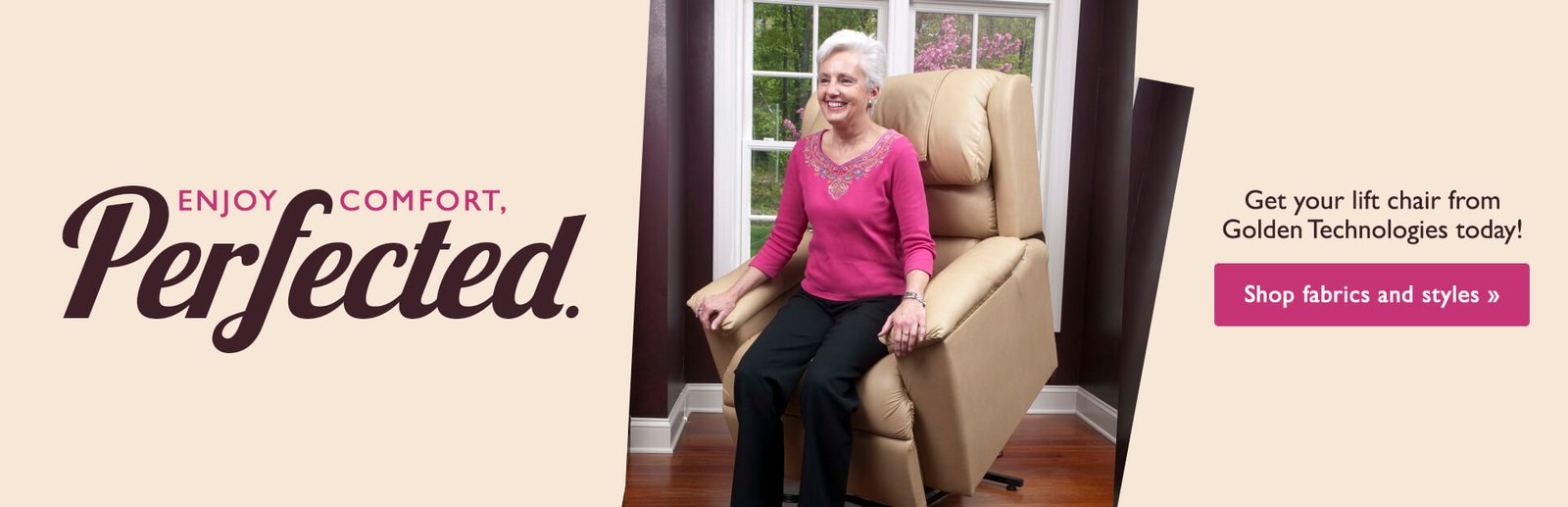 Click here to view Golden Technologies lift chairs.