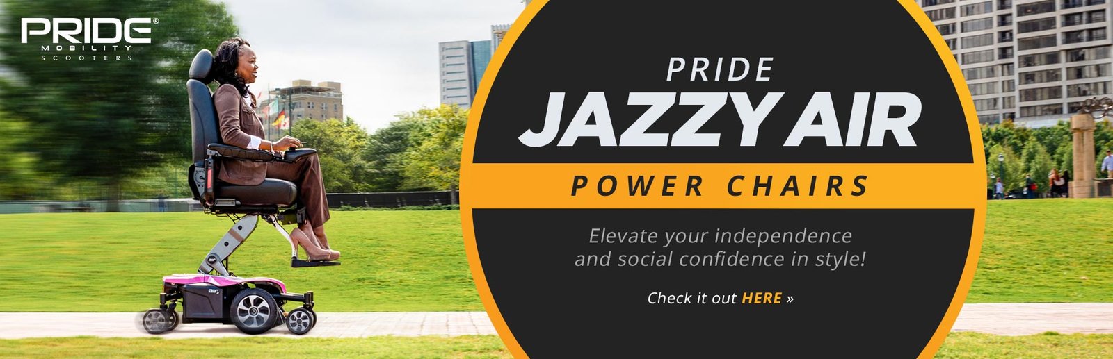 Pride Jazzy Air Power Chairs: Elevate your independence and social confidence in style! Click here t