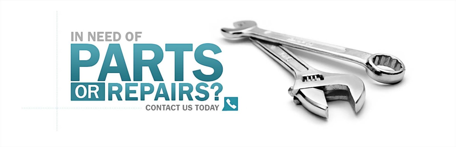 In need of parts or repairs? Click here to contact us today!