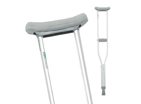 A Pair Of Invacare® Probasics® Aluminum Crutches
