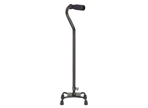 A Black Drive® Quad Cane With Small Base