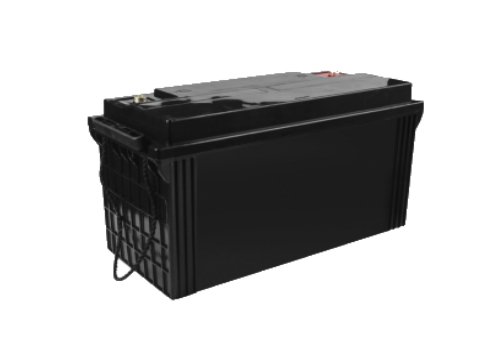 A Black Sealed VRLA AGM Battery
